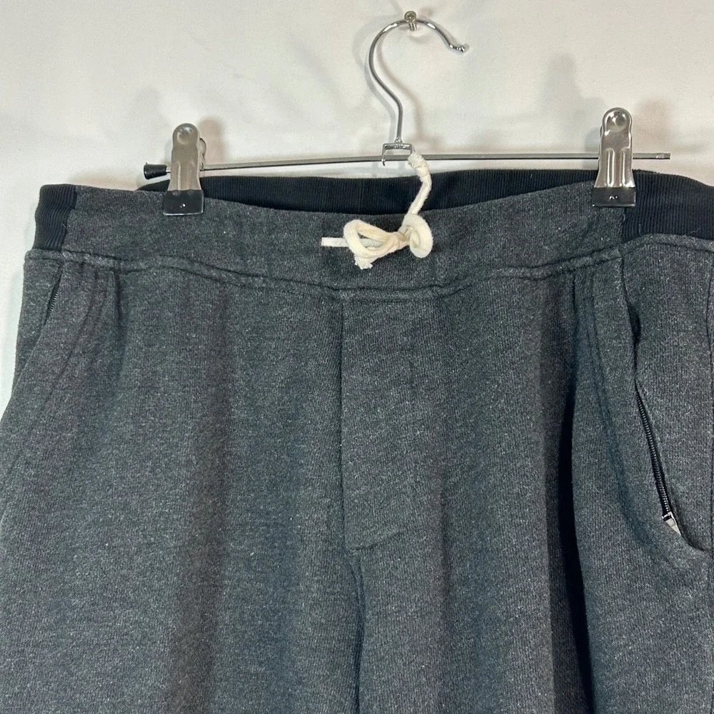 J. Crew Knit Goods‎ Slim Fit Jogger Pants Mens Size M Gray Cotton Polyester